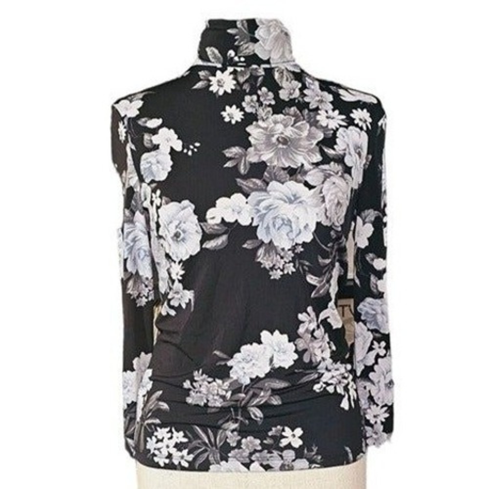 Diana Belle dark romance Slinky Turtleneck Long sleeve‎ Size Small Black